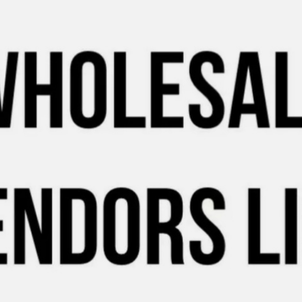 Wholesale vendors  300 plus